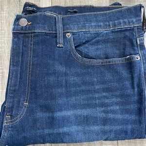 NWT Men’s J-Crew straight flex jeans. 36x32 dark rinse